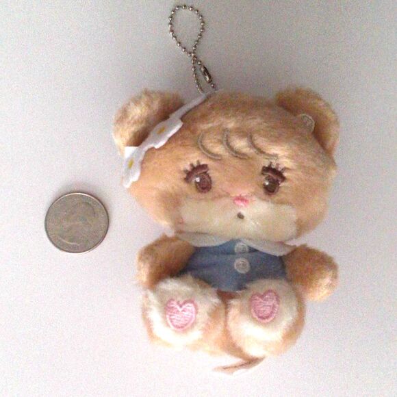Mikko characters Latte bear plush mascot keychain - Picture 3 of 3